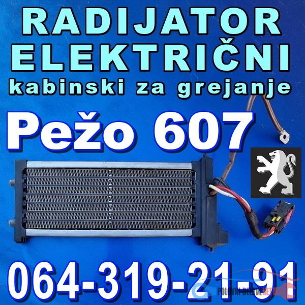 Polovni Delovi Za Peugeot 607 RADIJATOR ELEKTRIČNI 12V Razni Delovi
