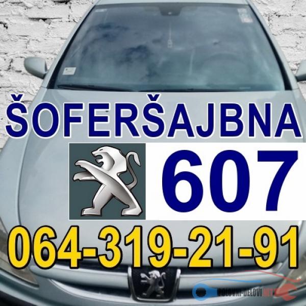 Polovni Delovi Za Peugeot 607 ŠOFERŠAJBNA Stakla