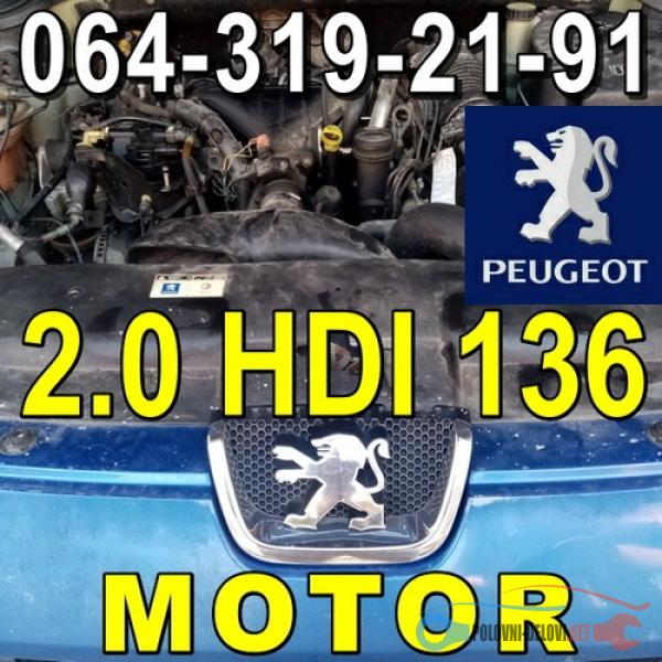 Polovni Delovi Za Peugeot 407 MOTOR 2,0HDI 100kw Motor I Delovi Motora