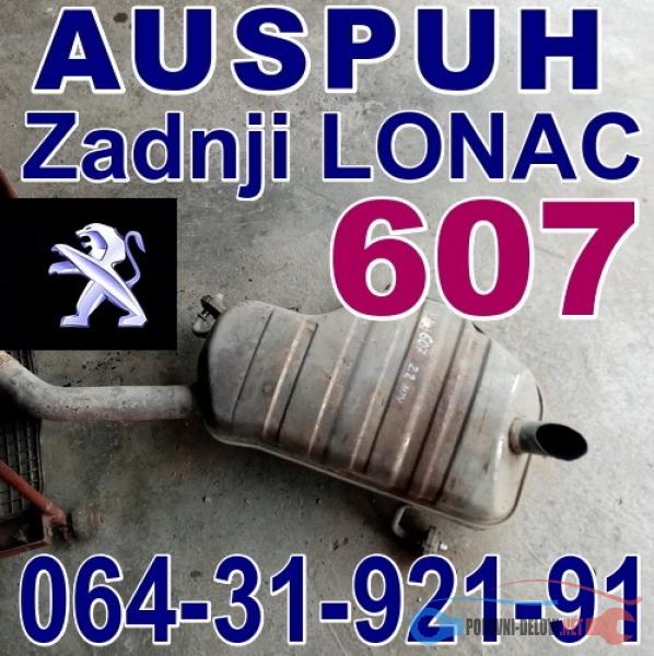 Polovni Delovi Za Peugeot 607 Pežo 607 AUSPUH Izduvni Sistem