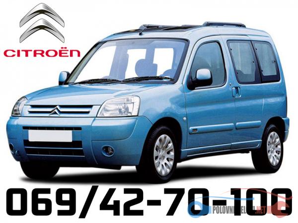Polovni Delovi Za Citroen Berlingo I 1998 2008 Kompletan Auto U Delovima