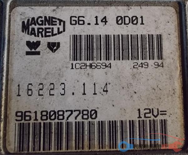 Polovni Delovi Za Peugeot 306 Marelli G6.14 0D01 Elektrika I Paljenje