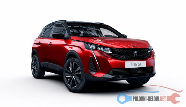 Polovni Delovi Za Peugeot 3008 VTI,THP,PureTech Kompletan Auto U Delovima