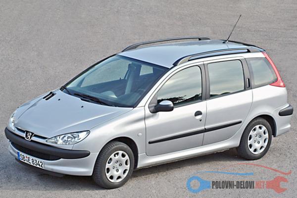 Polovni Delovi Za Peugeot 206 1.9 Dizel Kompletan Auto U Delovima